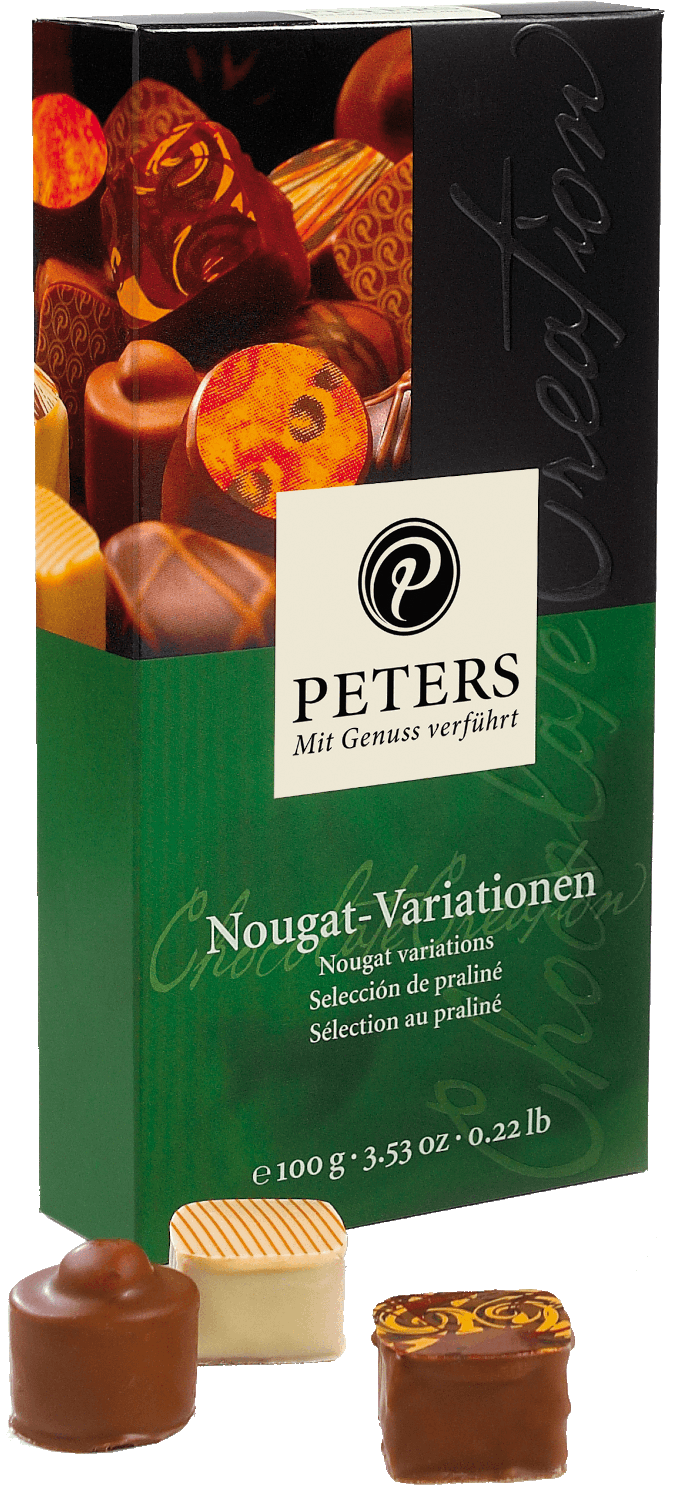 Peters Nougat Variationen Pralinen-Mischung ohne Alkohol