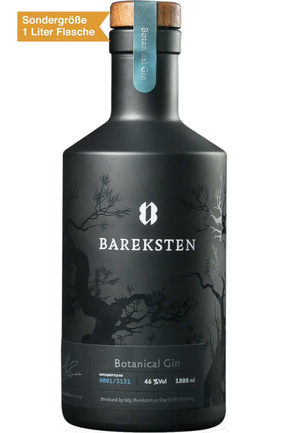 Bareksten Botanical Gin 1 Liter Flasche