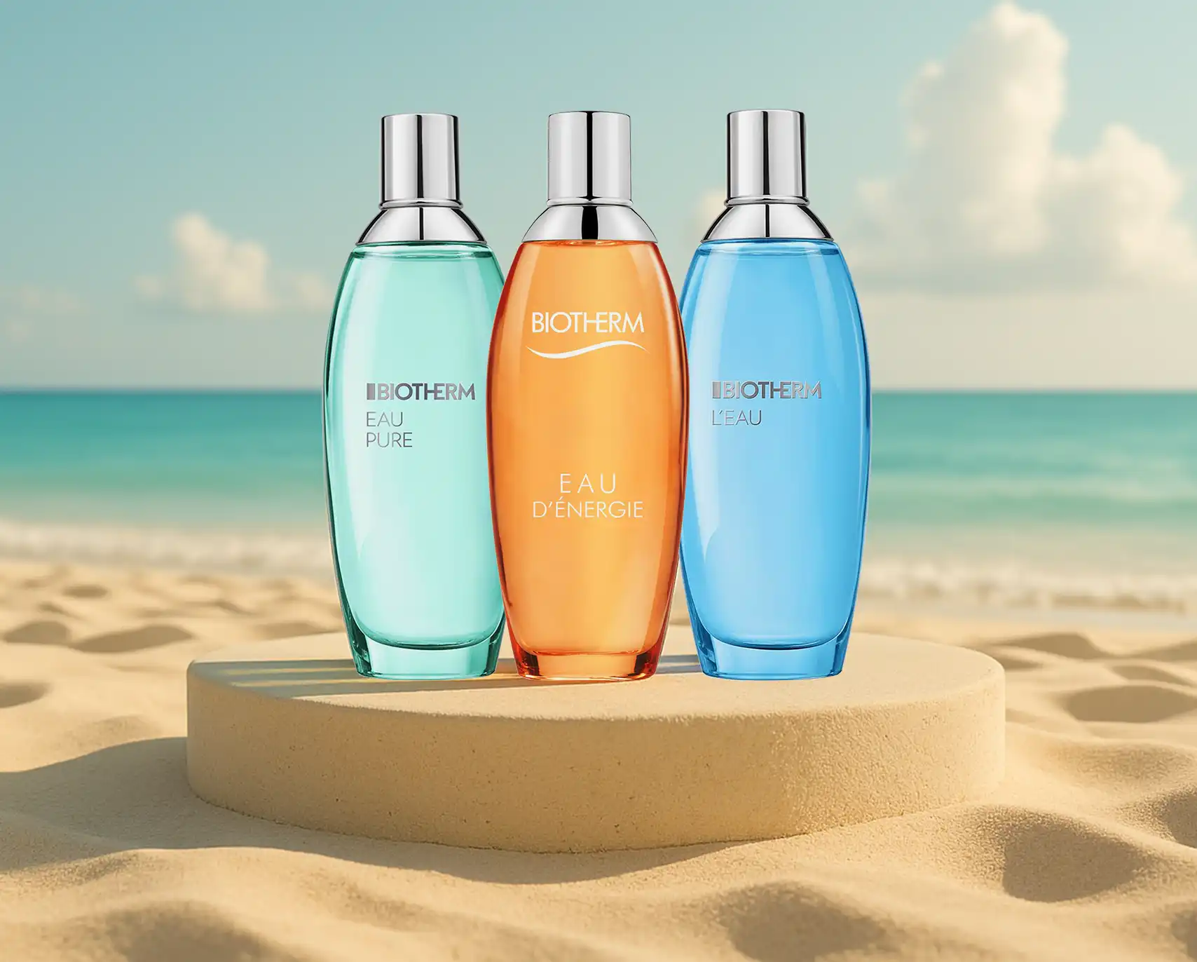 Körpersprays von Biotherm in sommerlichen Duftrichtungen
