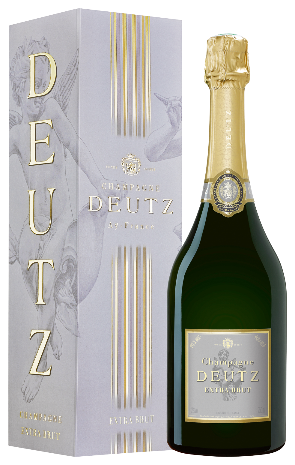 Deutz, Extra Brut, Champagne, AOC, extra brut, weiß (Geschenkverpackung) 0.75L