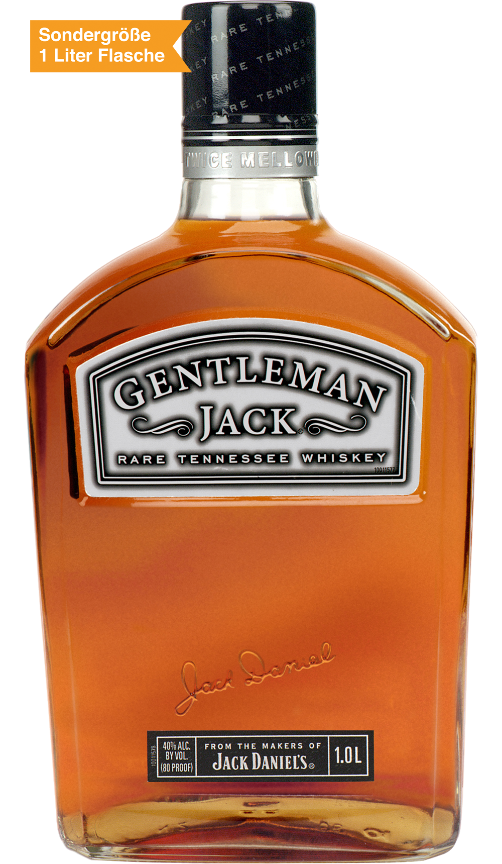 "Gentleman Jack" Rare Tennessee Whiskey 1 Liter Flasche