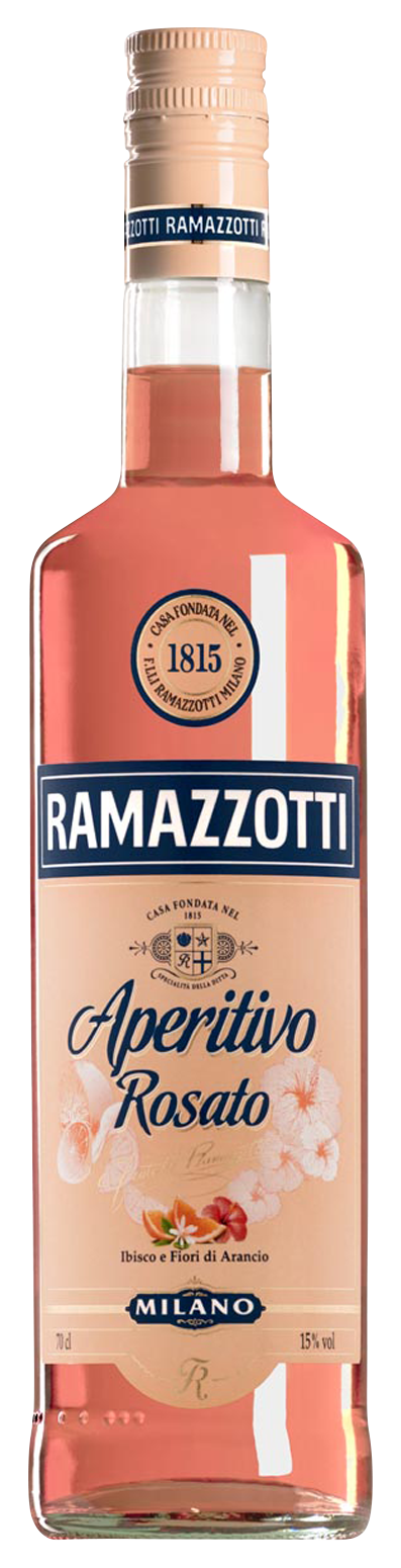 Ramazzotti Aperitivo Rosato, 15% Vol. 1 Liter Flasche