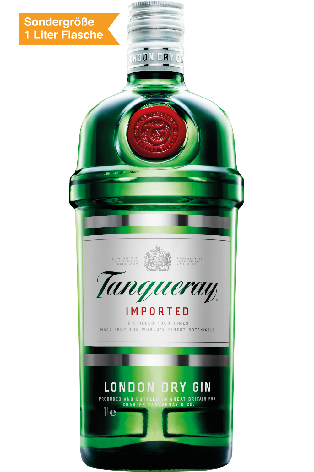 Tanqueray London Dry Gin 1 Liter Flasche