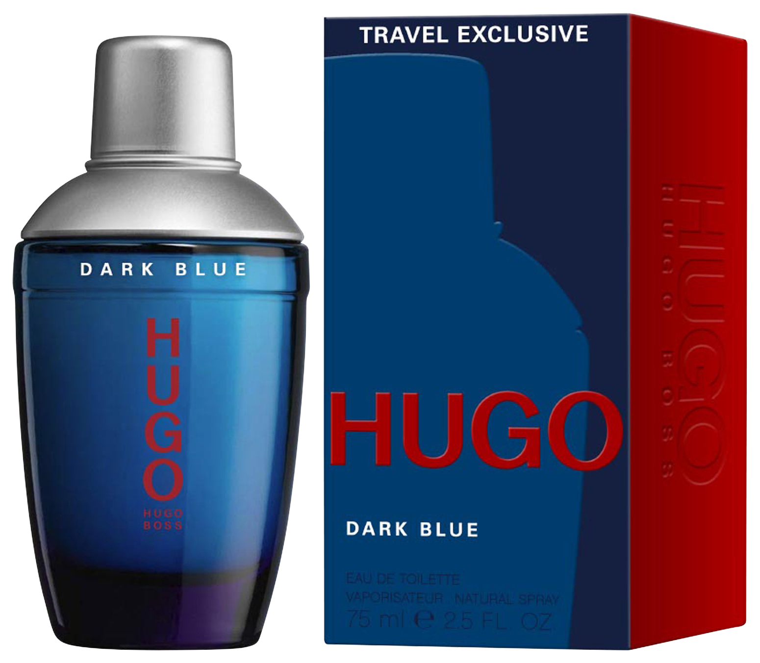 Boss Hugo Dark Blue Eau de Toilette 75 ml Travel Exclusive