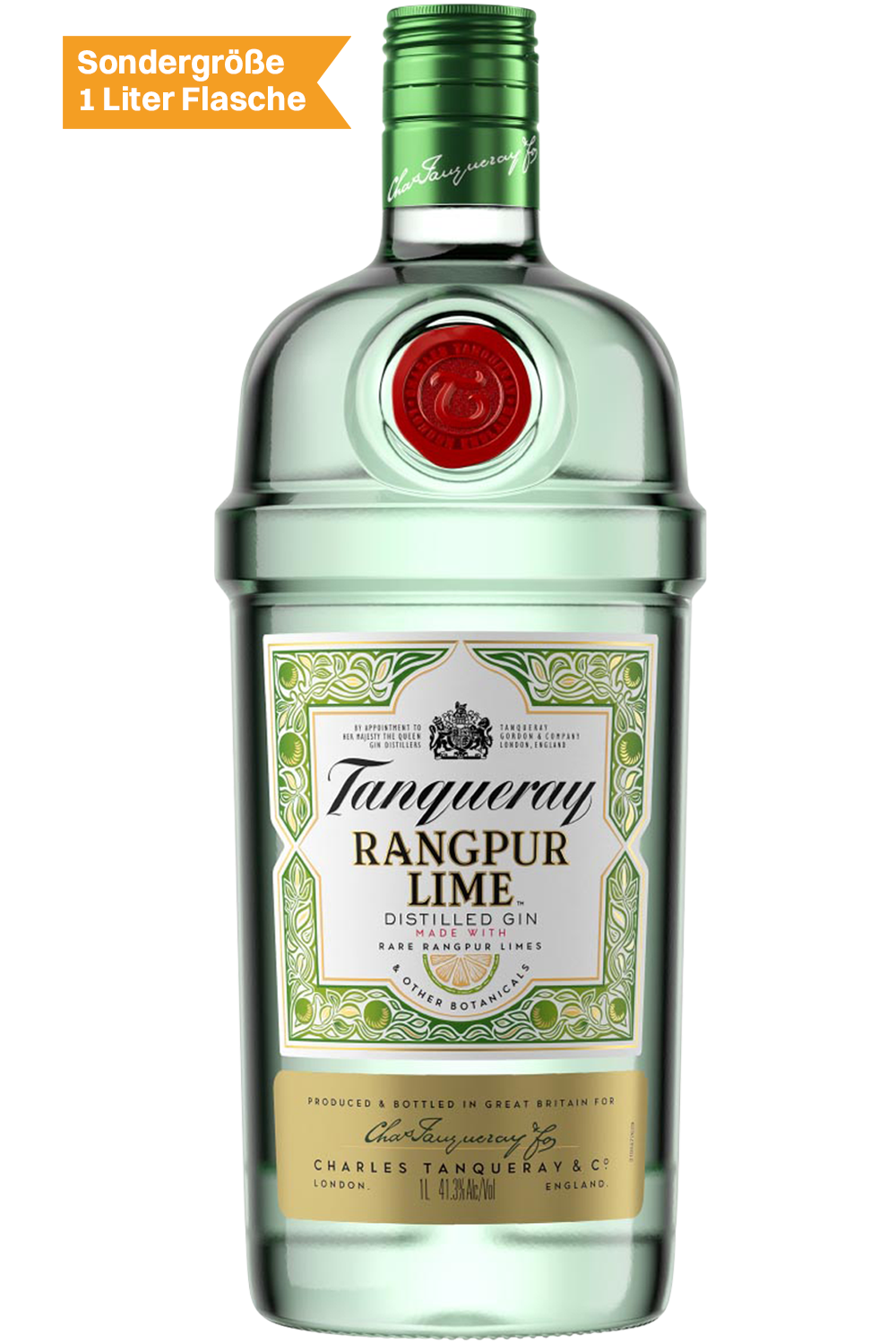 Tanqueray Rangpur Lime Gin 1 Liter Flasche