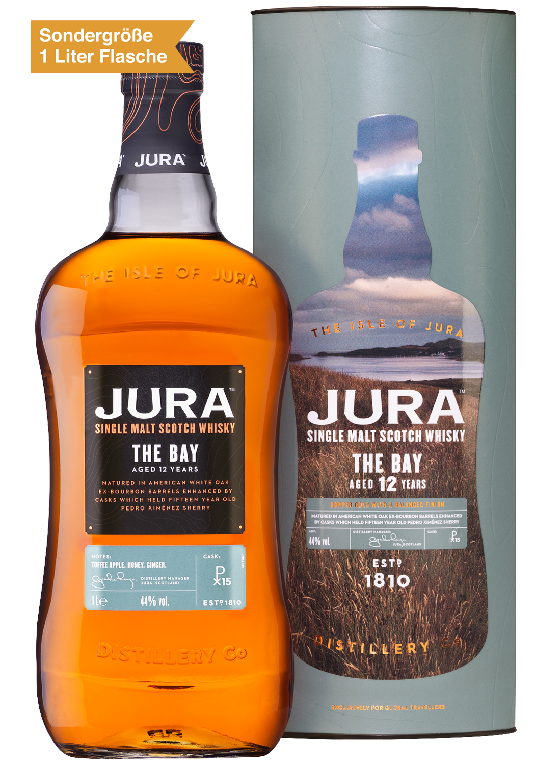 Jura The Bay 12y Island Single Malt Scotch Whisky 1 Liter Flasche