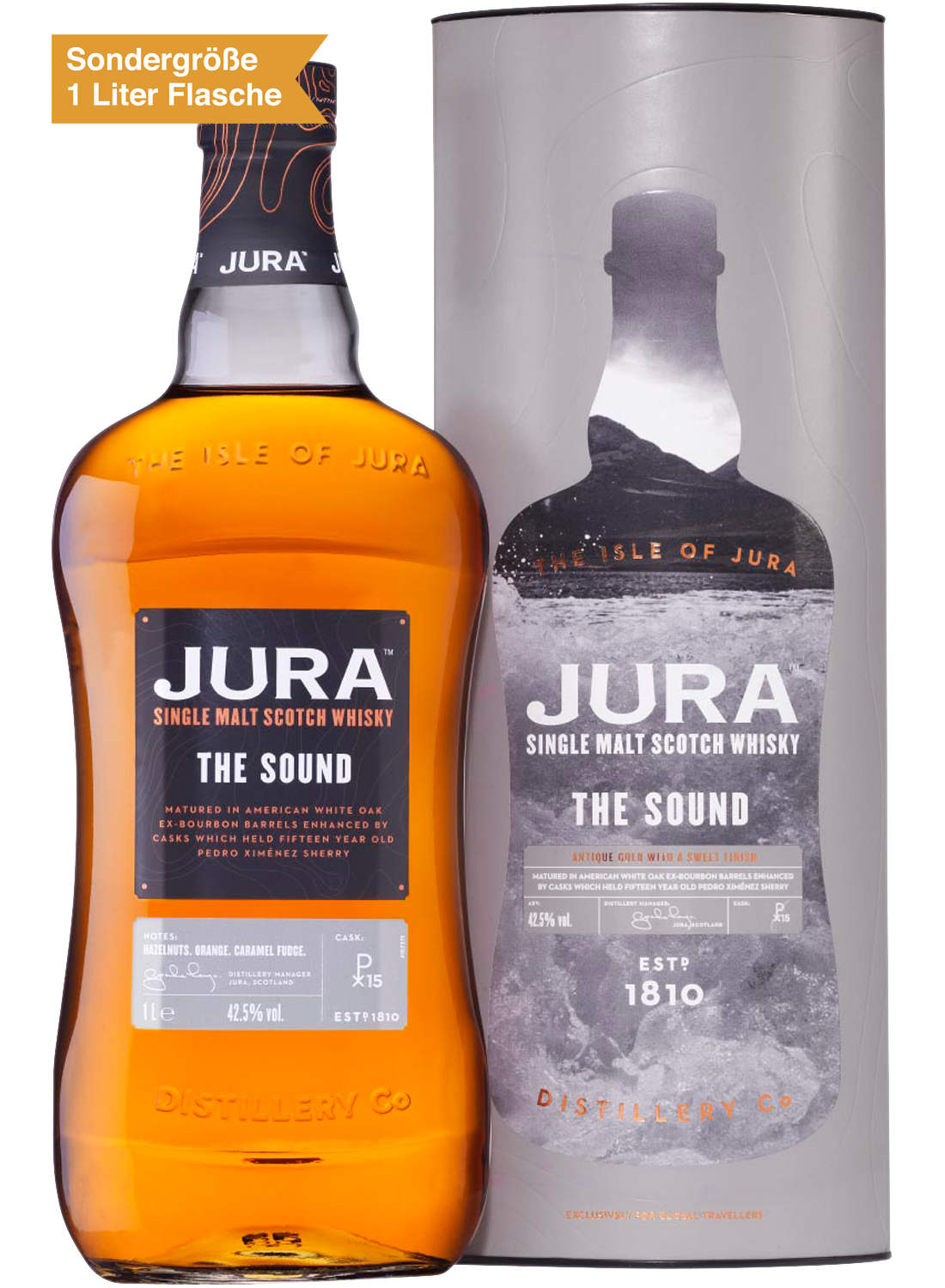Jura The Sound Island Single Malt Scotch Whisky 1 Liter Flasche