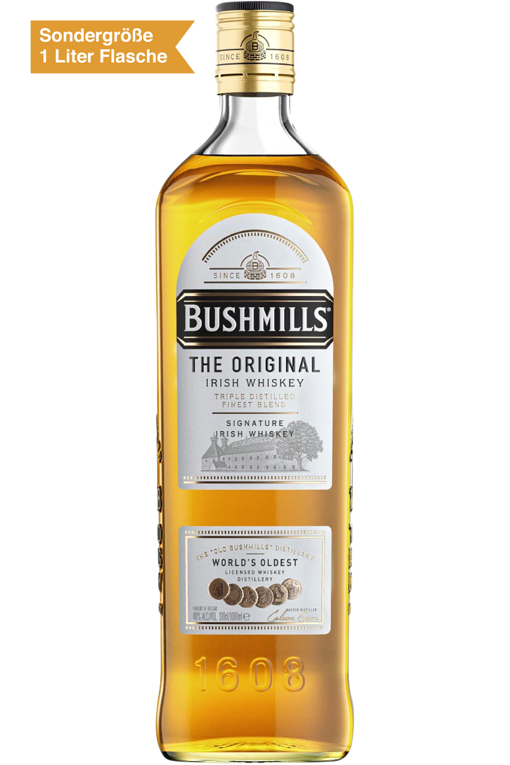 Bushmills Original Irish Whiskey 1 Liter Flasche