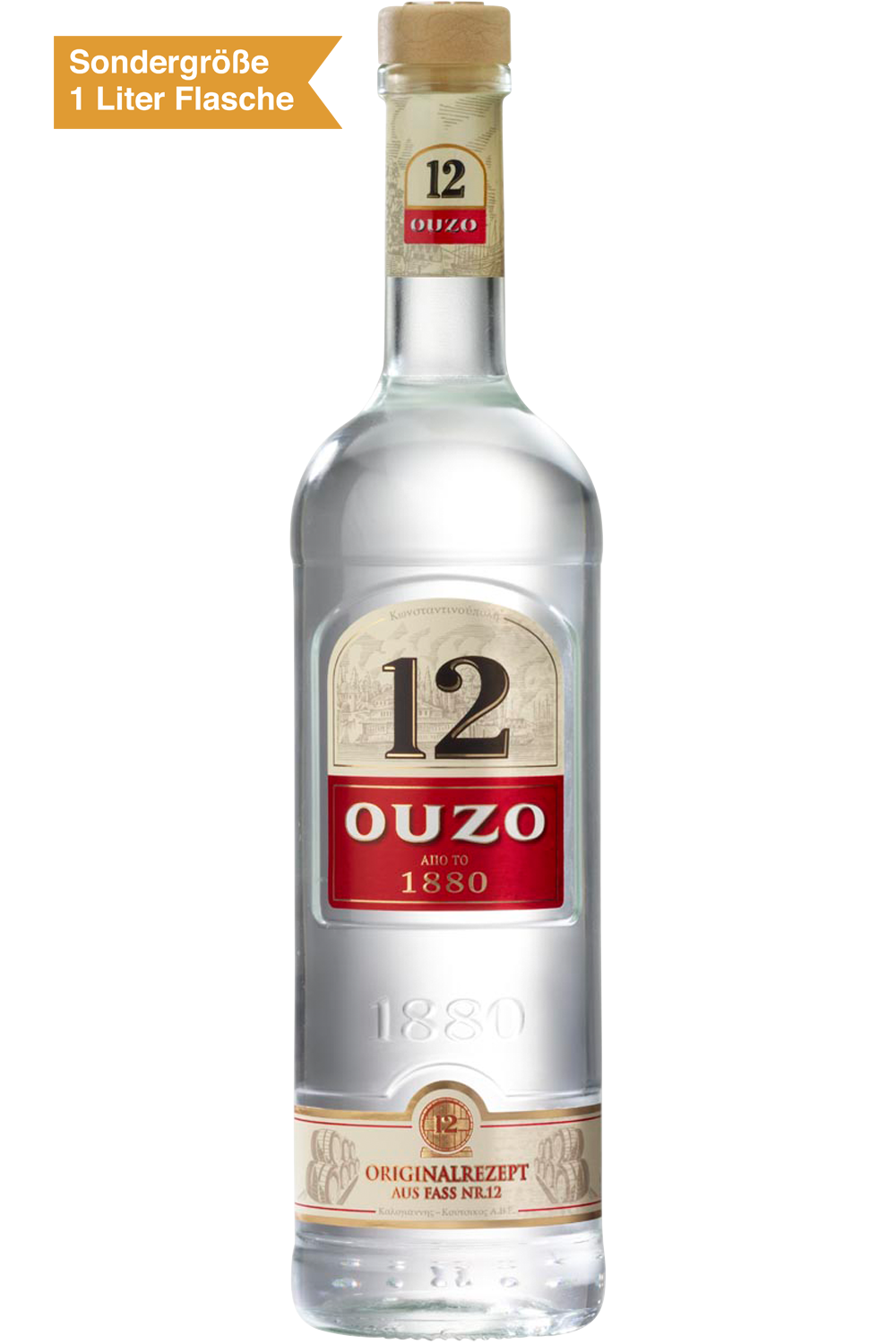 Ouzo 12 1 Liter Flasche