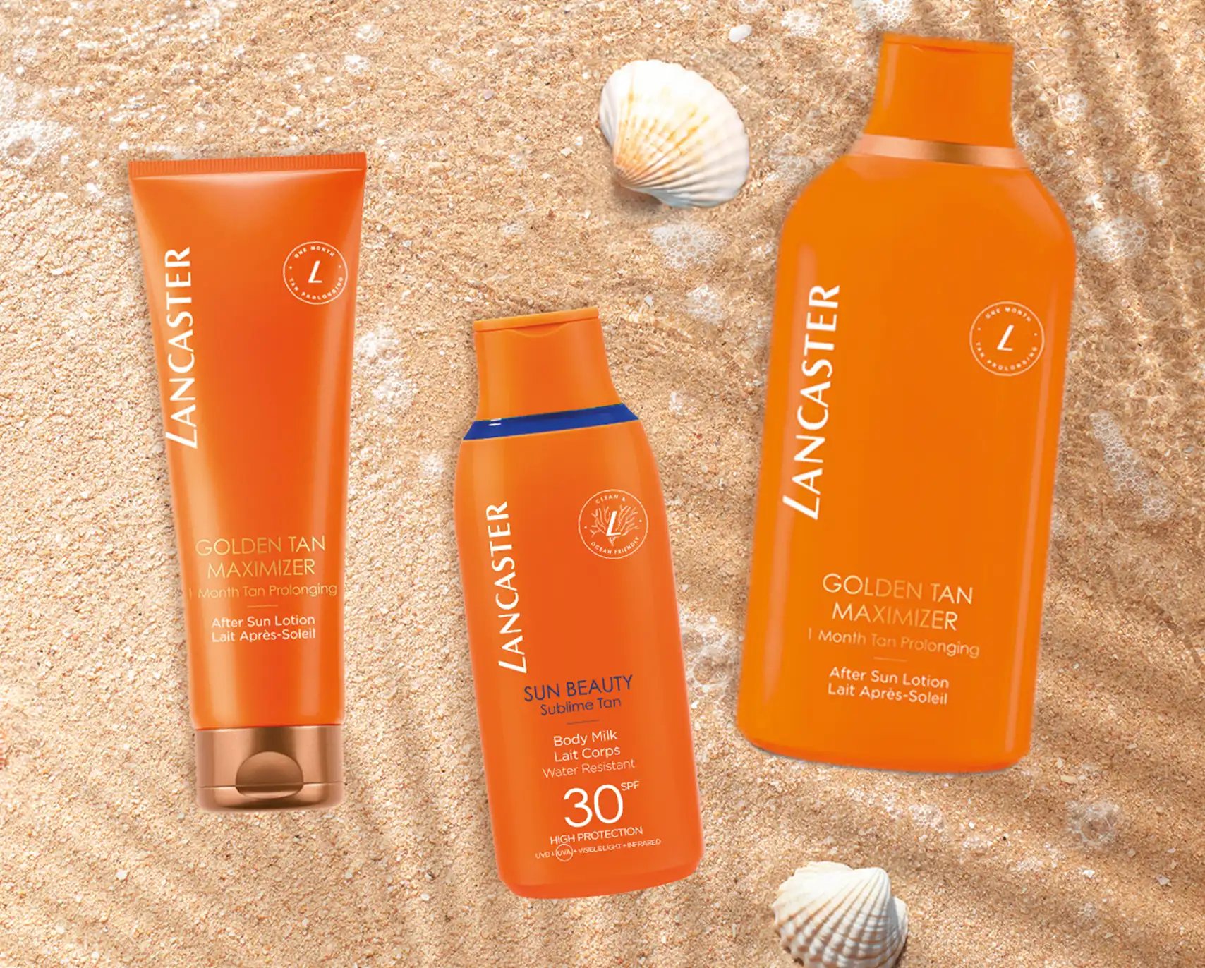Hochwertige Sonnencreme von Lancaster